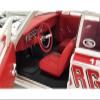 1964 330 White with Red Graphics and Stripes Limited Edition to 504 Pieces Worldwide 1/18 Diecast Model Car by Acme A1806900 view 3