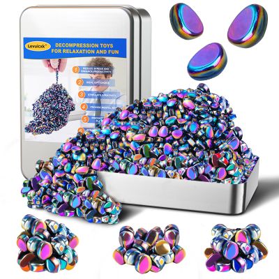 1000pcs Adult Fidget Toys Set - Magnetic Putty, Stress Relief Toys for Adults, Magnet Toys & Fidget Magnets - Ultimate Anxiety Relief Kit for Office Desk Play