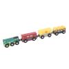 4pcs Wooden Set Railway Accessories Simulation Toy Set for Kids Toddler Over 3 Years Old view 2
