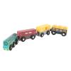 4pcs Wooden Set Railway Accessories Simulation Toy Set for Kids Toddler Over 3 Years Old view 4