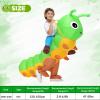 Acekar Inflatable Costume for kids,Inflatable Caterpillar Riding Costume,Halloween Blow up Costume for Girls Boys Cosplay Parties view 2