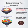Korean Games Set Squid Toys - Weighted Gonggi Ddakji Spinning Top Flying Stones Jegi - Authentic Traditional Folk Toy Gift view 3