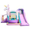 Backyard Kids Inflatable Bounce House with Slide, Bouncy Jump Castle, Indoor and Outdoor Jumping Bouncer, for Ages 3-10, Toddlers and Small Children, with Blower, 11.8' x 9.8' x 6.9', Pink Unicorn view 3