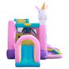 Backyard Kids Inflatable Bounce House with Slide, Bouncy Jump Castle, Indoor and Outdoor Jumping Bouncer, for Ages 3-10, Toddlers and Small Children, with Blower, 11.8' x 9.8' x 6.9', Pink Unicorn view 4