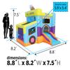 Backyard Kids Inflatable Bounce House with Slide, Bouncy Jump Castle, Indoor and Outdoor Jumping Bouncer, for Ages 3-10, Toddlers and Small Children, with Blower, 8.8' x 8.2' x 7.5', Ice Cream Truck view 2