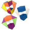 3D Stereo Huge Big Cube Box Tear Resistance Outdoor Sports Game Easy to Fly Soft Single Line view 4