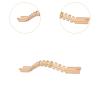 DYNWAVE Wooden Train Track Accessories Train Railway Construction Set Hand Eye Coordination Building Railway Accessories for Children, Transformable Track view 2
