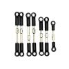 RC Upgrade Parts for Wltoys 144001 144002 144010 124016 124017 124018 124019 Front Rear Tie Rod Linkage Servo Link Rod Set RC Car Spare Parts view 1