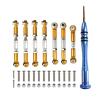 RC Upgrade Parts Compatible with WLtoys 1:14 144001 124018 124019 RC Car Upgrade Parts Metal Linkage Servo Pull Rod Steering Tie Rod Set(Yellow) view 2
