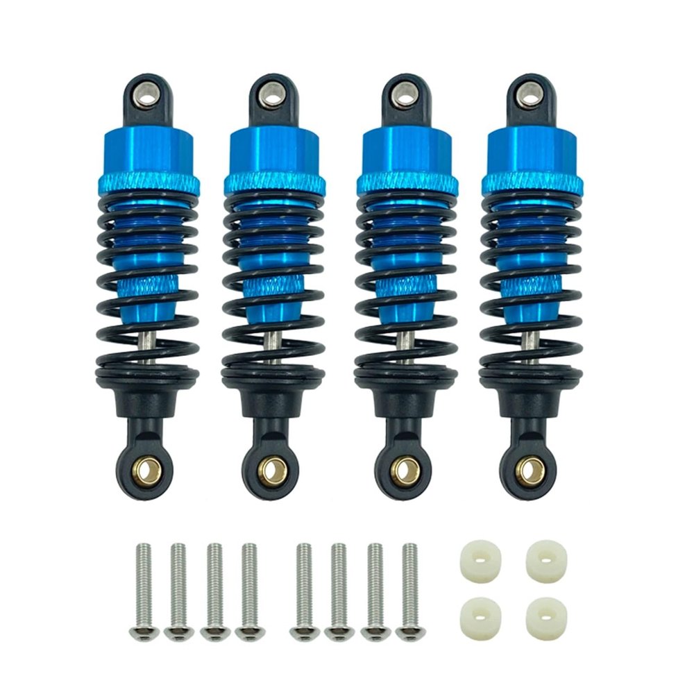 RC Upgrade Parts for Tamiya for TT-01 for TT01 for TT-02 for TT02 for 1/10 RC Car Upgrade Parts 4Pcs Aluminum Alloy Shock Absorbers Damper Set