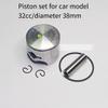32cc Piston Kit for Gas RC Boats, 38mm Piston with Rings and Pin, High-Performance Engine Upgrade view 2