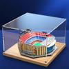 Dustproof Acrylic Display Box Compatible with Lego10284 Ballpark Model Display Case, Dustproof Box, Storage Box, Display Box (Only Display Box) (Golden Statue Wood Color) view 1
