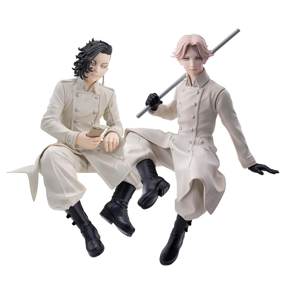2pcs Kokonoi Hajime Figure Seisyu Inui Anime Figure Sitting Pose PVC Figure Statue 5.5" Collectible Figurine Desktop Decoration