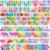 180 PCS Pop Fidget Keychain,10 Kinds Mini Fidget Toys Bulk Party Favors for Kids,Bubble Sensory Stocking Stuffers Push Pops Bulk Toys Its Small Prizes for Kids Classroom Birthday Bubble Poppers view 1