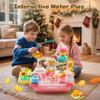 CUTE STONE Play Kitchen Sink with Running Water, Toddler Play Sink for Kids, Toy Sink with Electric Faucet, Fishing Game, Pretend Dishwasher, Water Table Toys & Kitchen Accessories for Girls view 2