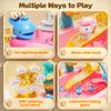 CUTE STONE Play Kitchen Sink with Running Water, Toddler Play Sink for Kids, Toy Sink with Electric Faucet, Fishing Game, Pretend Dishwasher, Water Table Toys & Kitchen Accessories for Girls view 4