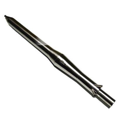 Stainless Steel Resonator Pipe for 3.5cc Gas RC Boats, Lightweight Exhaust Upgrade for Racing Models