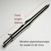 Stainless Steel Resonator Pipe for 3.5cc Gas RC Boats, Lightweight Exhaust Upgrade for Racing Models view 2