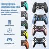 HKOORLAMULS 2.4G Wireless Dual Gamepad with 9 Color Variants - Compatible with PC, Android TV, and Windows Systems (BLUE) view 3