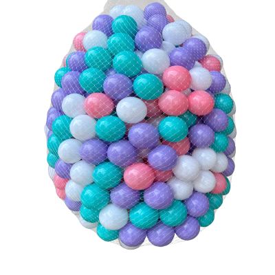 BBRUN Ball Pits Balls 200 Count Play Plastic Balls for Ball Pits Playpen BPA- Free Crush Proof Bounce House Balls for Pet Dogs,Soft Plastic Pool Ball for Toddlers (Purple, 200 Count)