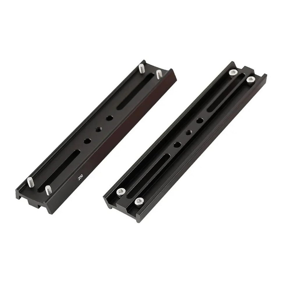 200mm Four Screw Holes Mounting Plate Astronomical Telescope Accessories(200mm XY240529 Black)