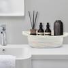 5-Piece Woven Rope Storage Basket Set - Sturdy Cotton Organizer Bins for Shelves, Pantry, Bathroom, Nursery & Bedroom Decor (MUTIL) view 4