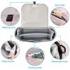 Bulletgxll Gold Marble Baby Stroller Organizer Universal Stroller Caddy Accessories Bag with Cup Holder and Detachable Shoulder Strap view 2