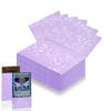 100 Count Pale Purple Card Sleeves for Trading Cards, Perfect Fit Shiny Card Sleeves, Holographic Card Sleeve Fit for Magic, Photo Card, Sports Cards (66x91mm) Waterproof, dustproof and Sturdy view 1