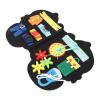 Sensory Foldable Felt Learning Board Portable Educational Tool for Kids Travel view 3