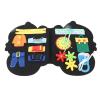 Sensory Foldable Felt Learning Board Portable Educational Tool for Kids Travel view 4