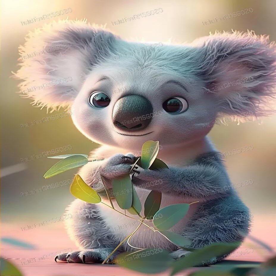 1000 Piece Wooden Puzzles for Adults- Cute Koala - Leisure Gift for All - Best Gift for Birthday Party - Stress-Free Starter Puzzle for Adults Beginners