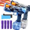 2025 Electric Water Guns 2-Pack with LED Light-Up Muzzle  Automatic Squirt Guns, 500CC Tanks, 28FT Range, 4 Rechargeable Batteries, Waterproof, Perfect for Nighttime Pool Parties & Outdoor Fun view 1
