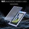 10-Pack Magnetic Card Holder for Trading Cards, 35pt Ultra Clear One Touch Card Holder, U-V Protector Hard Plastic Card Sleeves, Display Cases for Baseball Cards, Game Cards, Sports Cards view 4