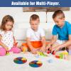 2PCS Game Spinner-Wheel for Classroom, Game Wheel-Spinner for Prize & Rainbow Color Spinners Dry Erase Probability Turn-Spinner Dry Erase for Math/Classroom/Manipulatives view 3