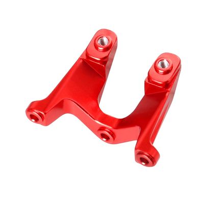 XinGeeek Aluminum Tail Fin Bracket Rear Wing Mounts for Losi 1/24 Micro-B 2WD Buggy RC Upgrades (Red)