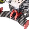 XinGeeek Aluminum Tail Fin Bracket Rear Wing Mounts for Losi 1/24 Micro-B 2WD Buggy RC Upgrades (Red) view 2