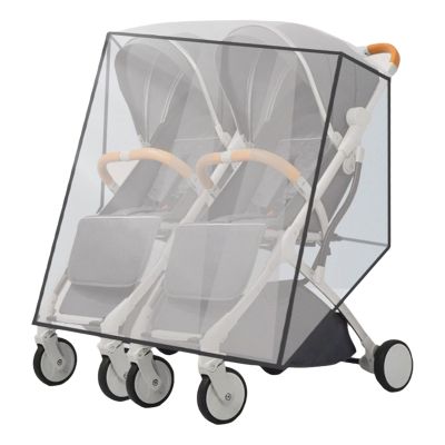 1Pc Double Strollers Rain Sleeve Windproof Protective Case for Twin Baby Prams Left Right/Front Rear