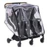 1Pc Double Strollers Rain Sleeve Windproof Protective Case for Twin Baby Prams Left Right/Front Rear view 3