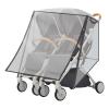 1Pc Double Strollers Rain Sleeve Windproof Protective Case for Twin Baby Prams Left Right/Front Rear view 4