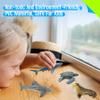 12 Marine Animal Figurines for Kids, Plastic Animal Toys Tiny Portable Sea Creature Figures Playset Montessori Toy Educational Game for Homeschool Preschool Toddler Kids view 3