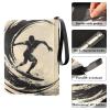baseball cards binder card holder case with double sided removable sleeves for game, baseball cards collection Surfing Pattern view 4