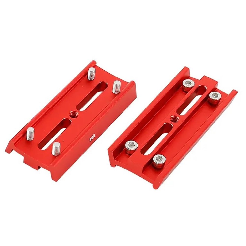 100mm Four Screw Holes Dovetail Mounting Plate Astronomical Telescope Accessories(100mm XY240523 Red)