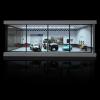 1/43 Scale Diorama Car Garage Model, Fits for 1/43 Die-Cast Model Car LED Lighting Car Showroom Model, City Parking Lot Display Model,Model Car Storage Display Scene Model with Dust Door(Repair Shop) view 4
