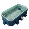 CHSUFBTY Large Foldable Swimming Pool - Collapsible Family-Sized Portable Pool for Kids Adults w/Double Drain, Thickened PVC (Multiple Sizes 1-8 People)(Tianzhu Blue,72.8 * 53.3 * 20.8in) view 1