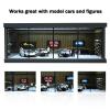 1/43 Scale Diorama Car Garage Model, Fits for 1/43 Die-Cast Model Car LED Lighting Car Showroom Model, City Parking Lot Display Model,Model Car Storage Display Scene Model with Dust Door(B) view 4