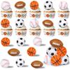 12 PCS Sports Cupcake Toppers Baseball Football Soccer Baseball Cupcake Picks Sports Player Party Decorations for Sports Ball Game Theme Baby Shower Birthday Party Cake Decorations Supplies view 1