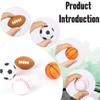 12 PCS Sports Cupcake Toppers Baseball Football Soccer Baseball Cupcake Picks Sports Player Party Decorations for Sports Ball Game Theme Baby Shower Birthday Party Cake Decorations Supplies view 3