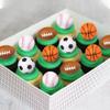 12 PCS Sports Cupcake Toppers Baseball Football Soccer Baseball Cupcake Picks Sports Player Party Decorations for Sports Ball Game Theme Baby Shower Birthday Party Cake Decorations Supplies view 4