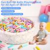 STARBOLO Ball Pit Balls for Toddlers - Pack of 100 Balls 5.12inches Long Balls Crush Proof Plastic Toy Balls for Toddlers Ball Pits, Ball Pit Play Tent, Baby Pool Water Toys(Macaron 10 Colors) view 3