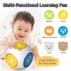 Bilingual Educational Baby Toy - Musical Learning Cube Baby Sensory Cube 6-in-1 with Lights Music for 6-18 Months, Toddler Activity Toy for Home Travel First Birthday Gift for 1 Year Old Boys Girls view 2